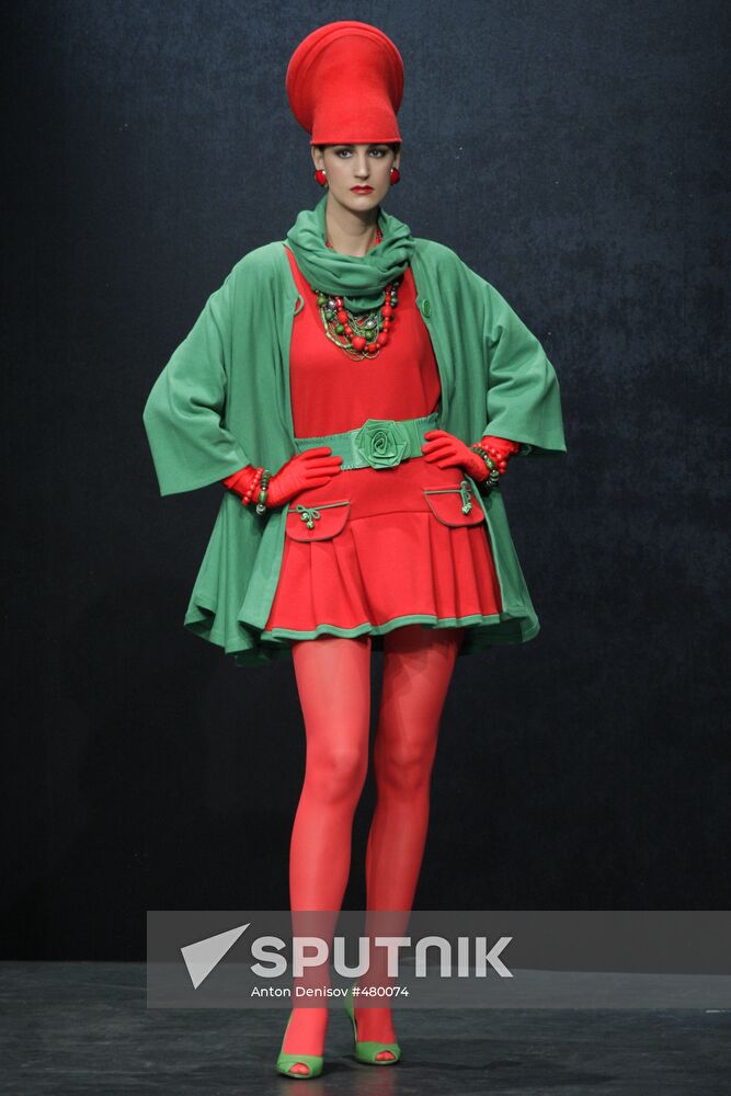 Fashion designer Vyacheslav Zaitsev presents new collection