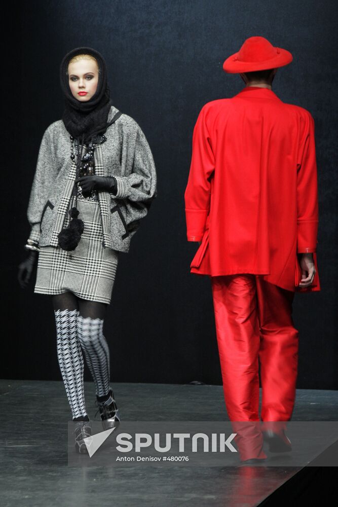 Fashion designer Vyacheslav Zaitsev presents new collection