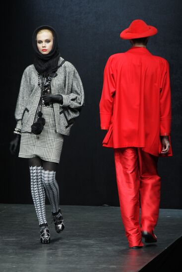 Fashion designer Vyacheslav Zaitsev presents new collection