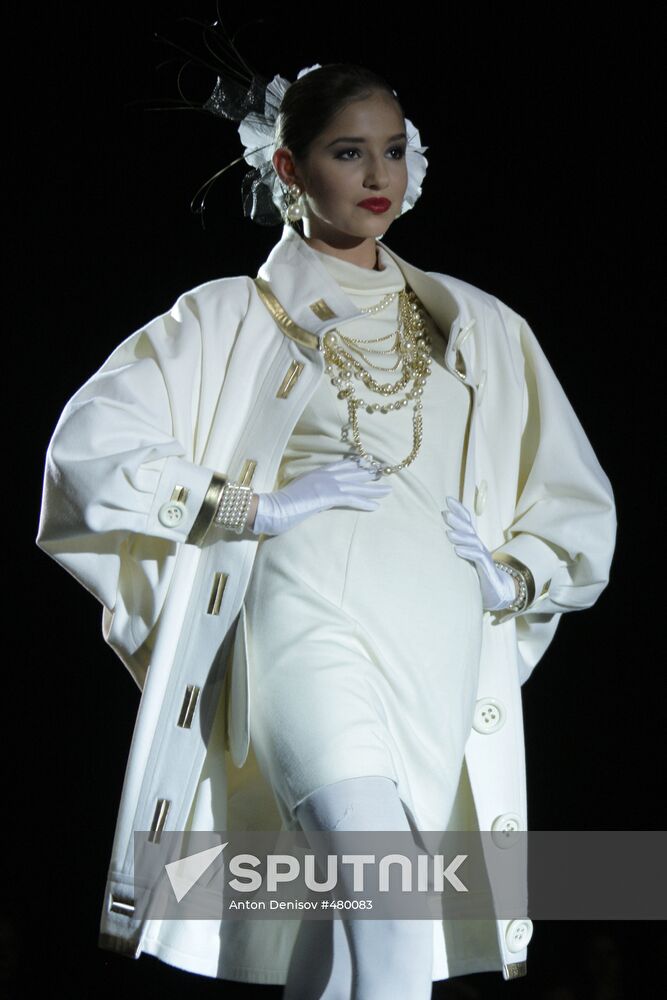Fashion designer Vyacheslav Zaitsev presents new collection