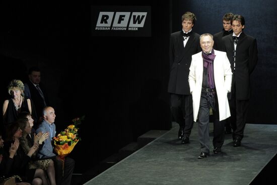 Slava Zaitsev fashion show at Russian Fashion Week