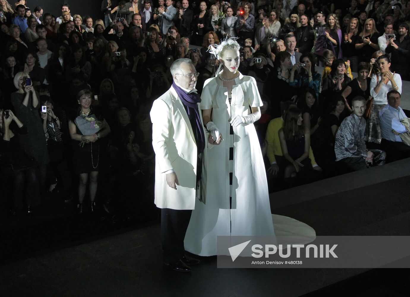 Slava Zaitsev fashion show at Russian Fashion Week