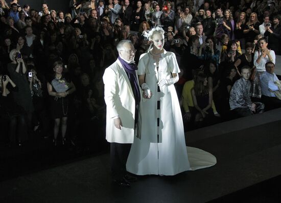 Slava Zaitsev fashion show at Russian Fashion Week