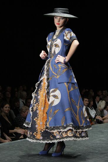 Fashion designer Vyacheslav Zaitsev presents new collection