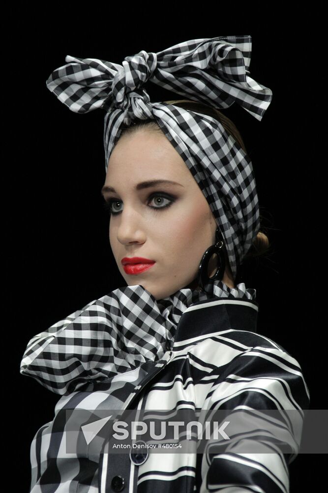 Fashion designer Vyacheslav Zaitsev presents new collection