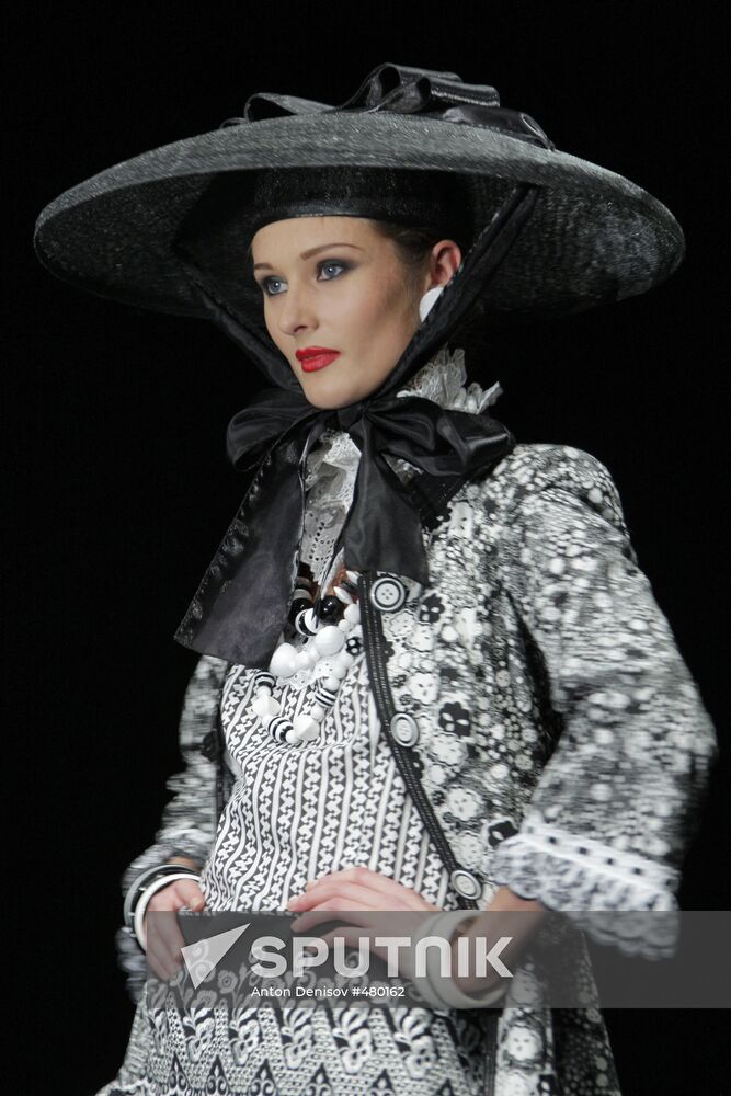 Fashion designer Vyacheslav Zaitsev presents new collection