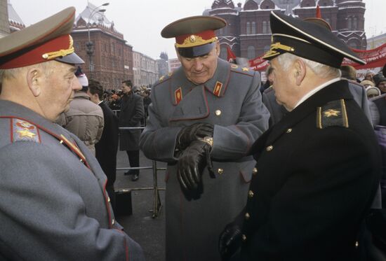 Rally for preservation of USSR