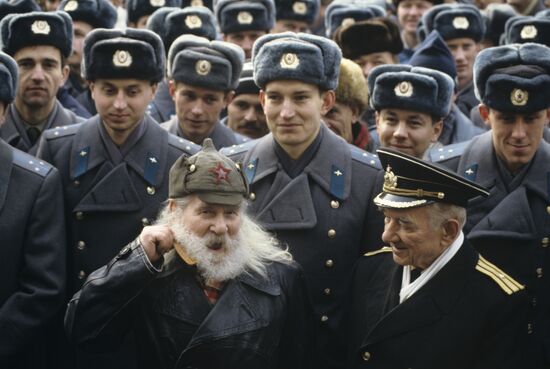 Rally for preservation of USSR