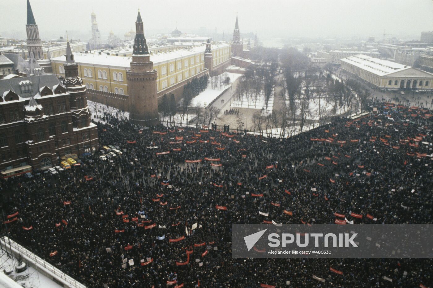 Rally for preservation of USSR