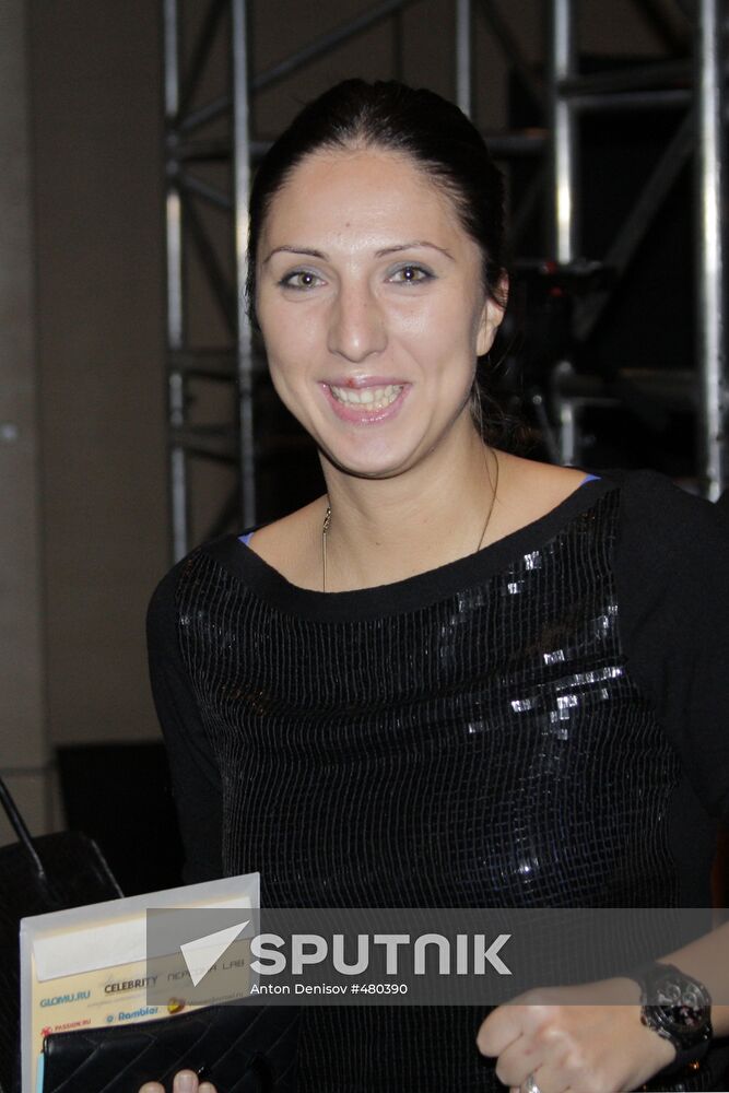 Anastasia Myskina at Russian Fashion Week
