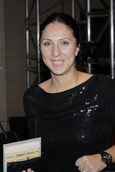 Anastasia Myskina at Russian Fashion Week