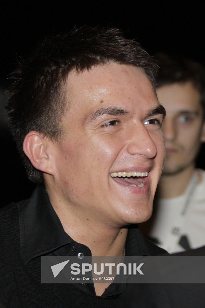 Vlad Topalov at Russian Fashion Week