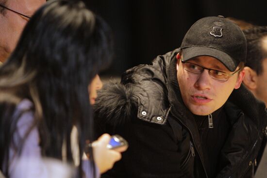 Garik Kharlamov at Russian Fashion Week