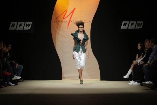 Masha Kravtsova fashion show at Russian Fashion Week