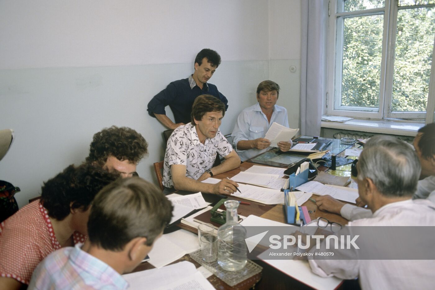 Miners' strike in Prokopyevsk