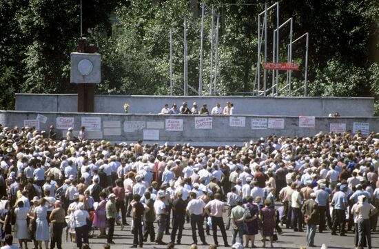 Striking Kuzbass miners