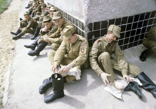 14th Russian Army at exercises