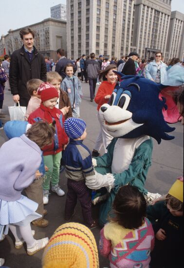 Kids attend festival