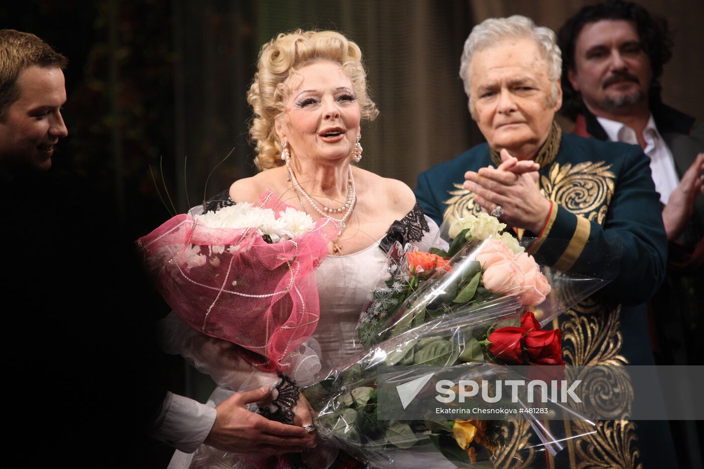 Actress Liliya Yudina's celebratory play