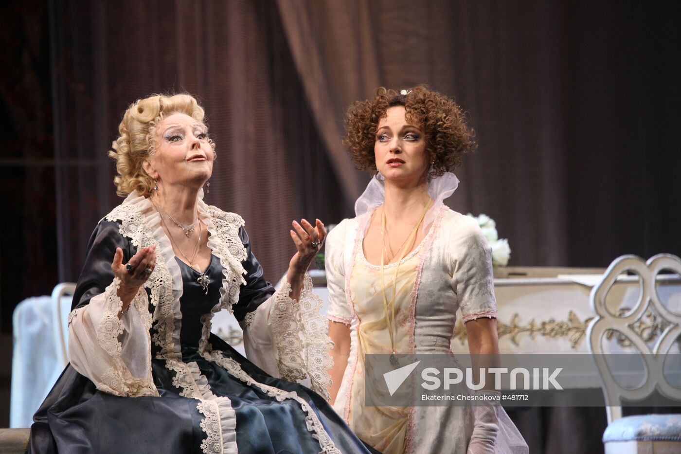 Actress Liliya Yudina's celebratory play