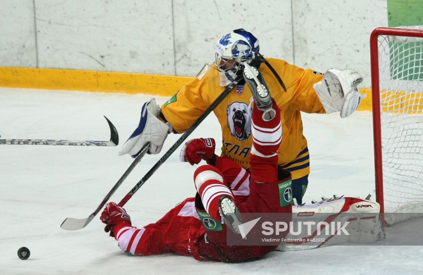Hockey. KHL.Spartak Moscow vs.Atlant Mytishchi (Moscow Region)