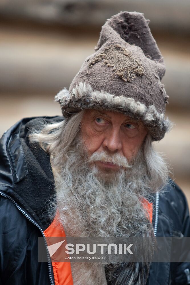 Valery Zolotukhin on Yaroslav movie set