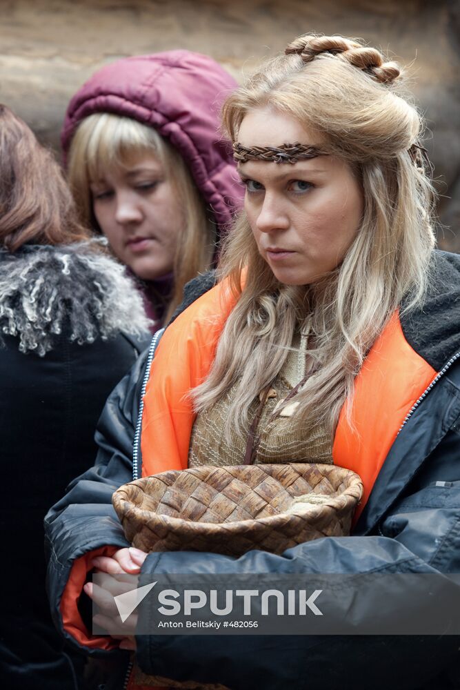 Svetlana Chuikina on Yaroslav movie set