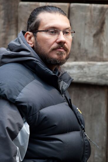 Dmitry Korobkin on Yaroslav movie set