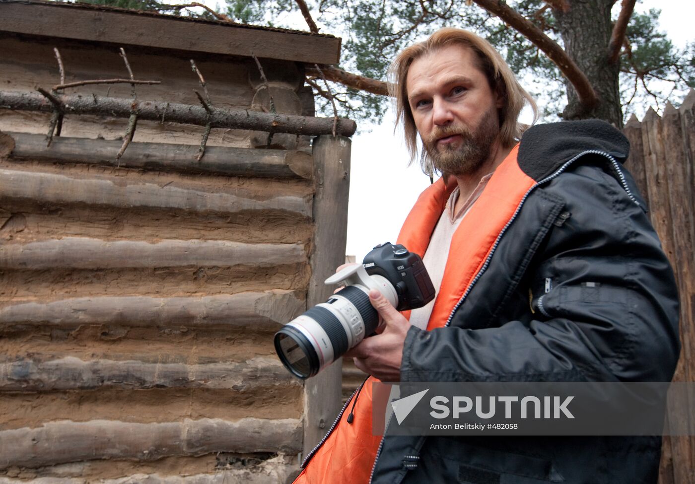 Alexander Ivashkevich on Yaroslav movie set