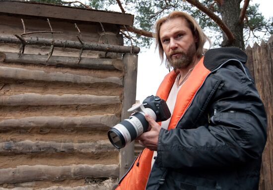 Alexander Ivashkevich on Yaroslav movie set