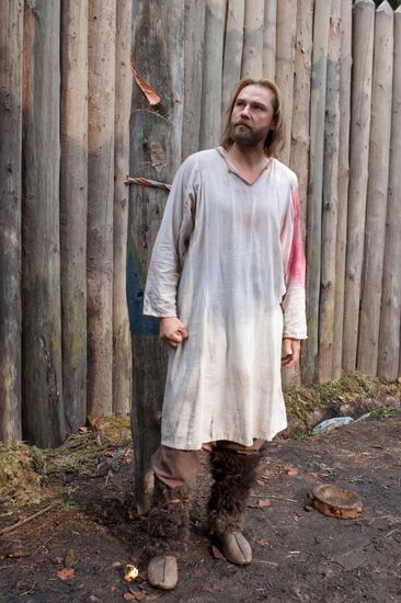 Alexander Ivashkevich on Yaroslav movie set