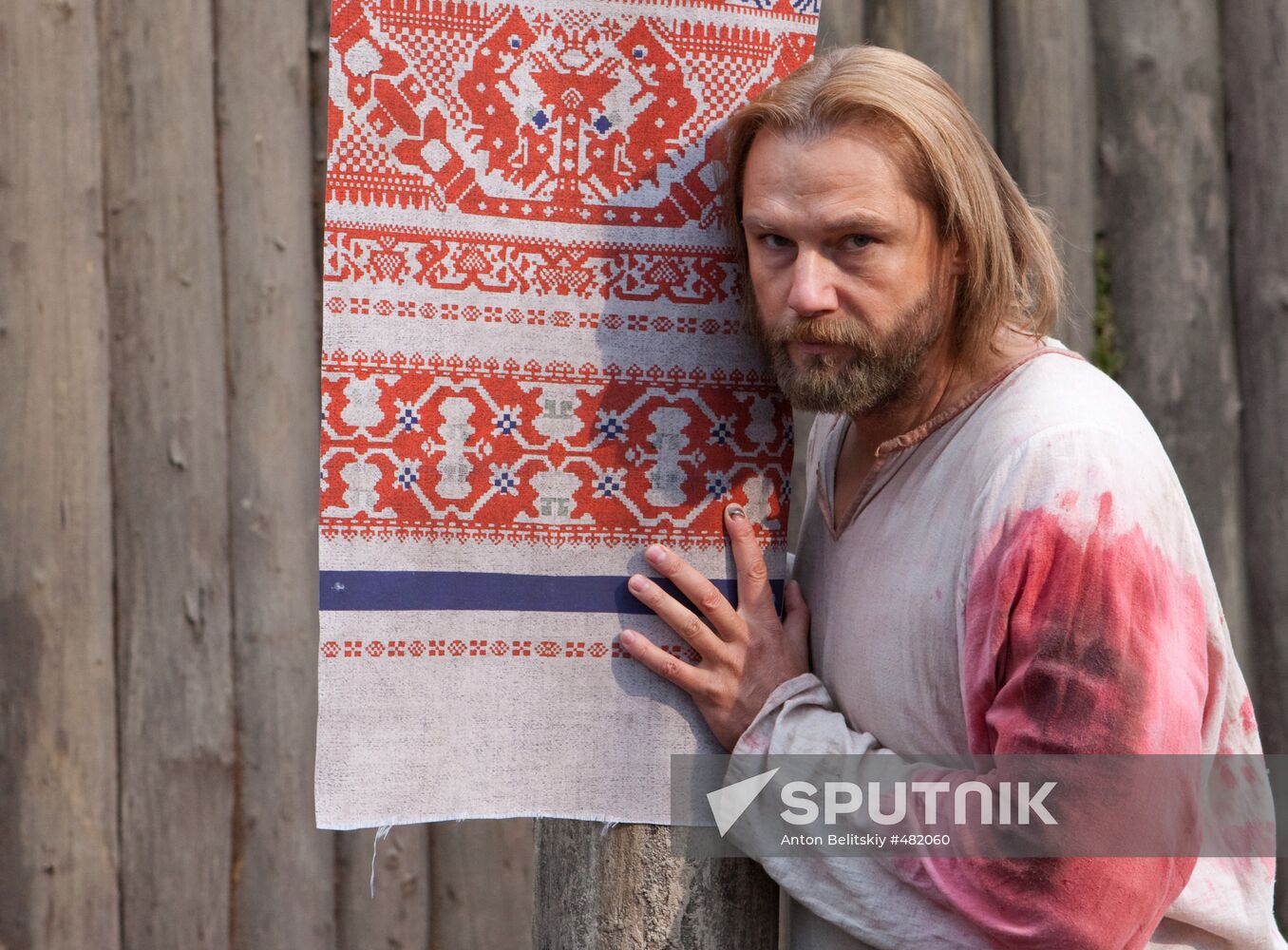 Alexander Ivashkevich on Yaroslav movie set