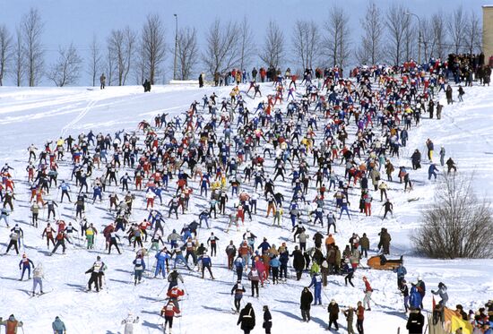 Ski-track of Russia