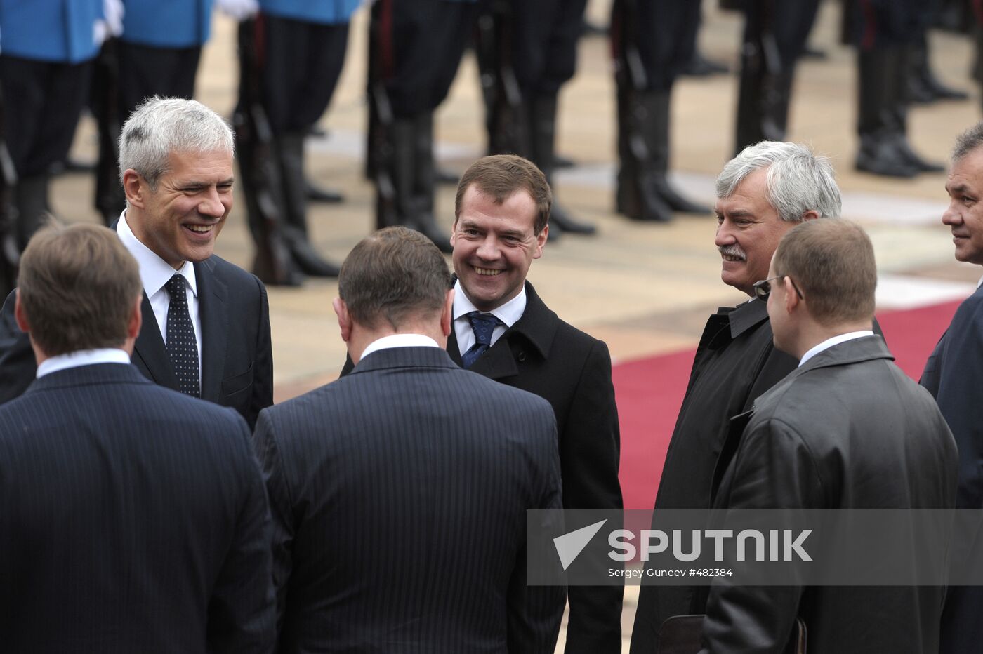 Russian President arrives in Belgrade