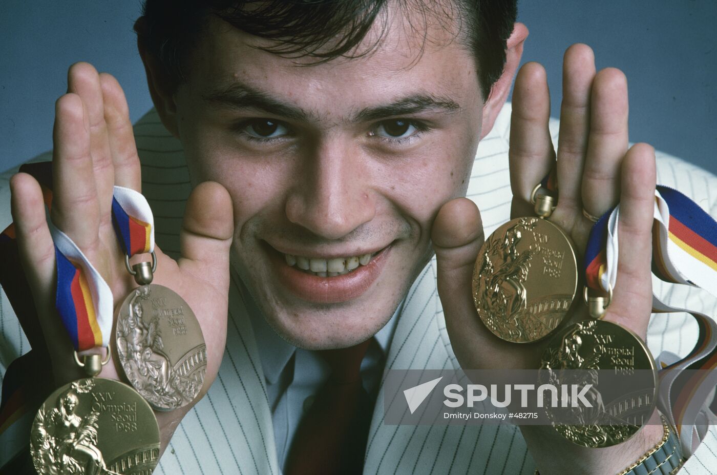 Dmitry Bilozerchev, champion in artistic gymnastics