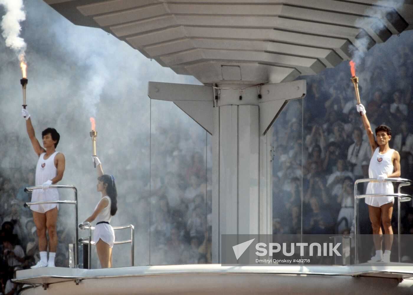 Lighting of Olympic Flame