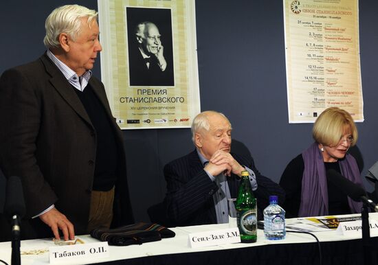 Oleg Tabakov, Mark Zakharov, and Lyudmila Maksakova