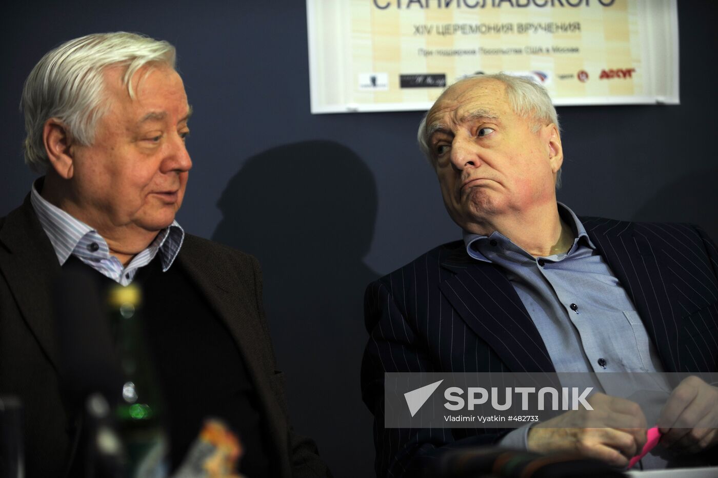 Oleg Tabakov and Mark Zakharov