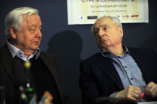 Oleg Tabakov and Mark Zakharov