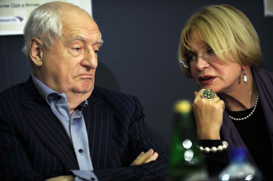 Mark Zakharov and Lyudmila Maksakova