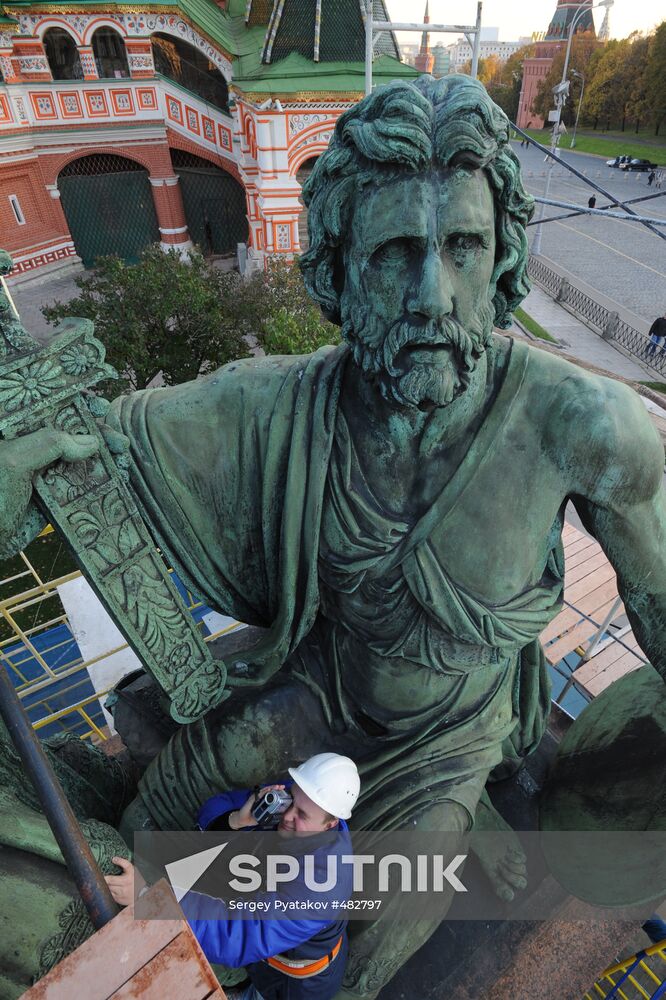 Minin and Pozharsky monument checked