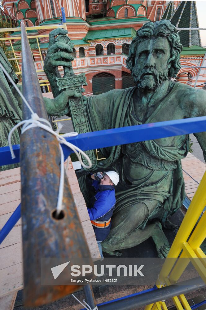 Minin and Pozharsky monument checked