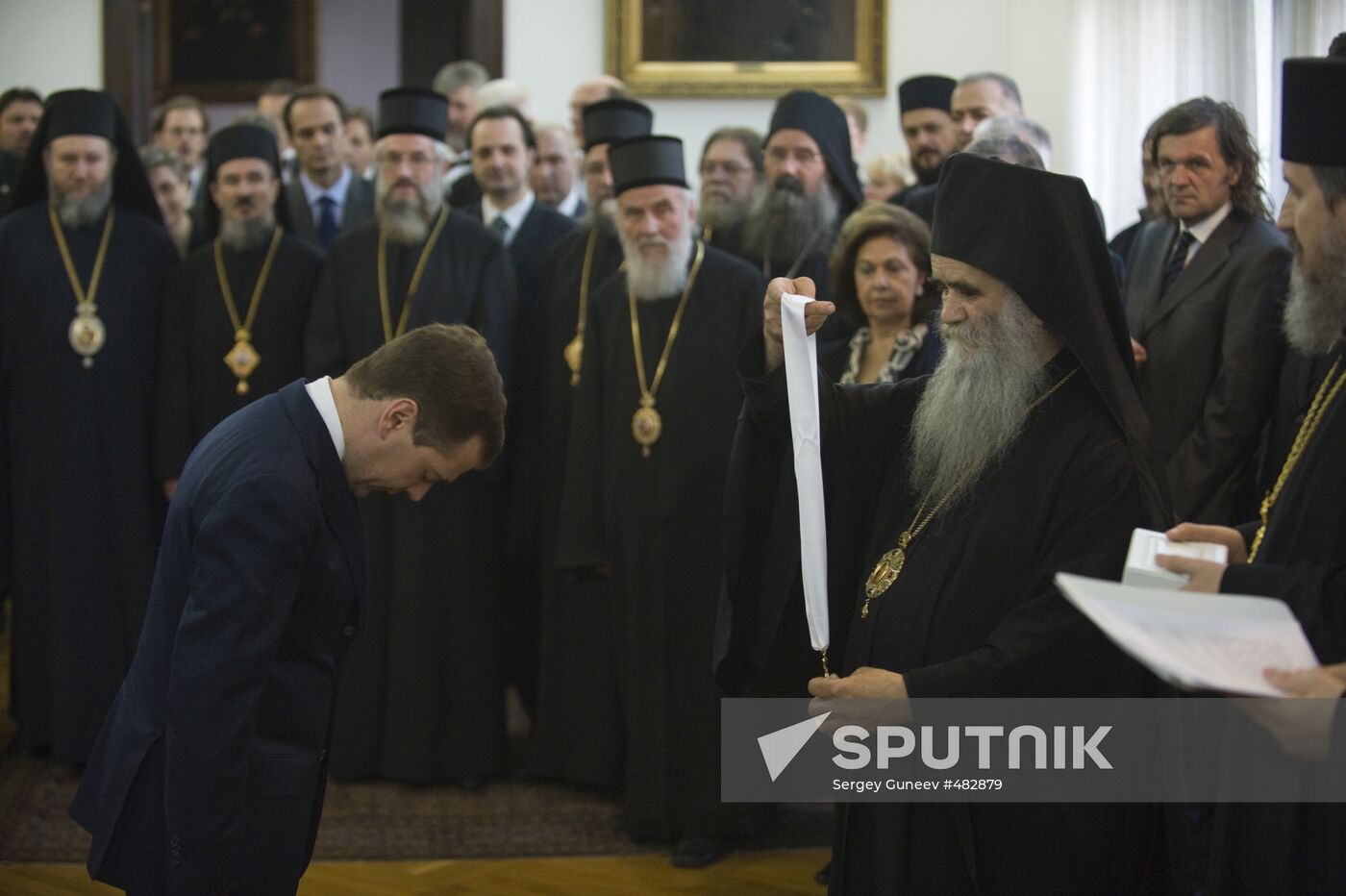 Dmitry Medvedev awarded St. Sava Order