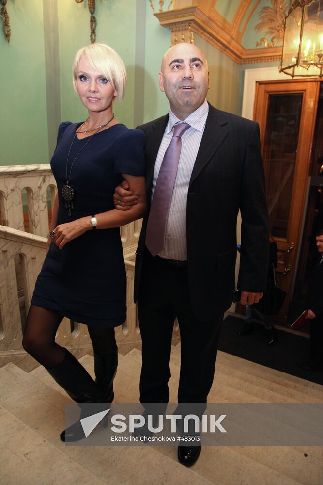 Singer Valeria and Iosif Prigozhin