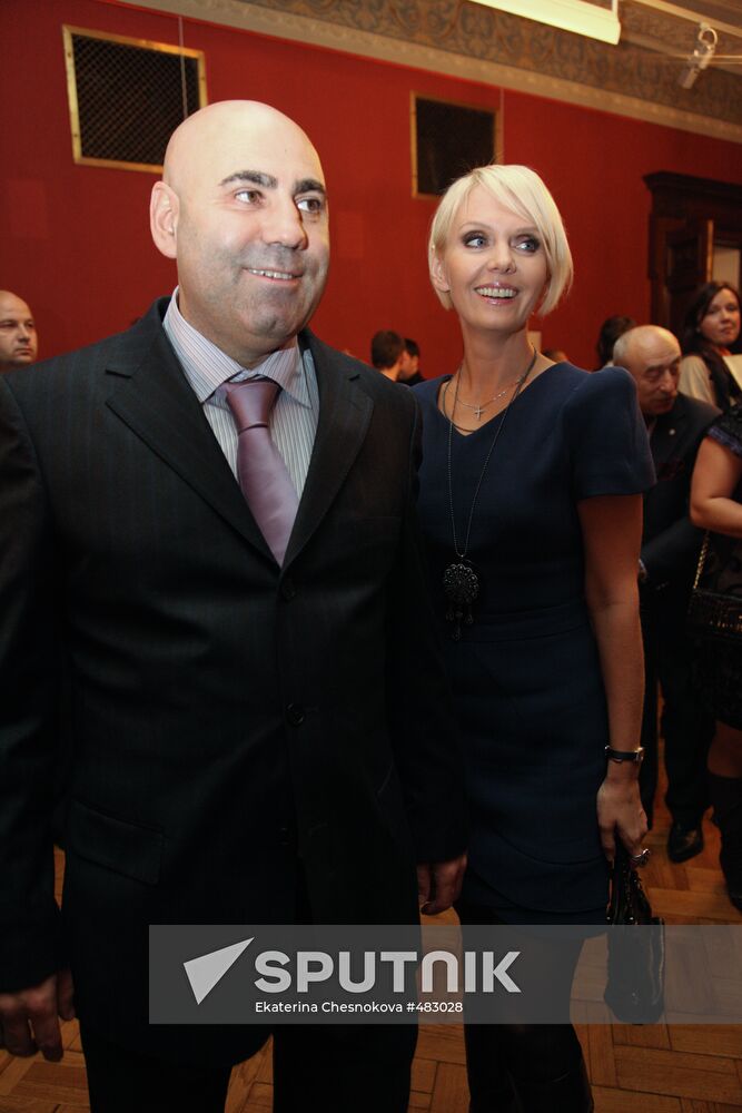 Singer Valeria and Iosif Progozhin