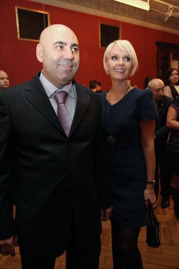 Singer Valeria and Iosif Progozhin
