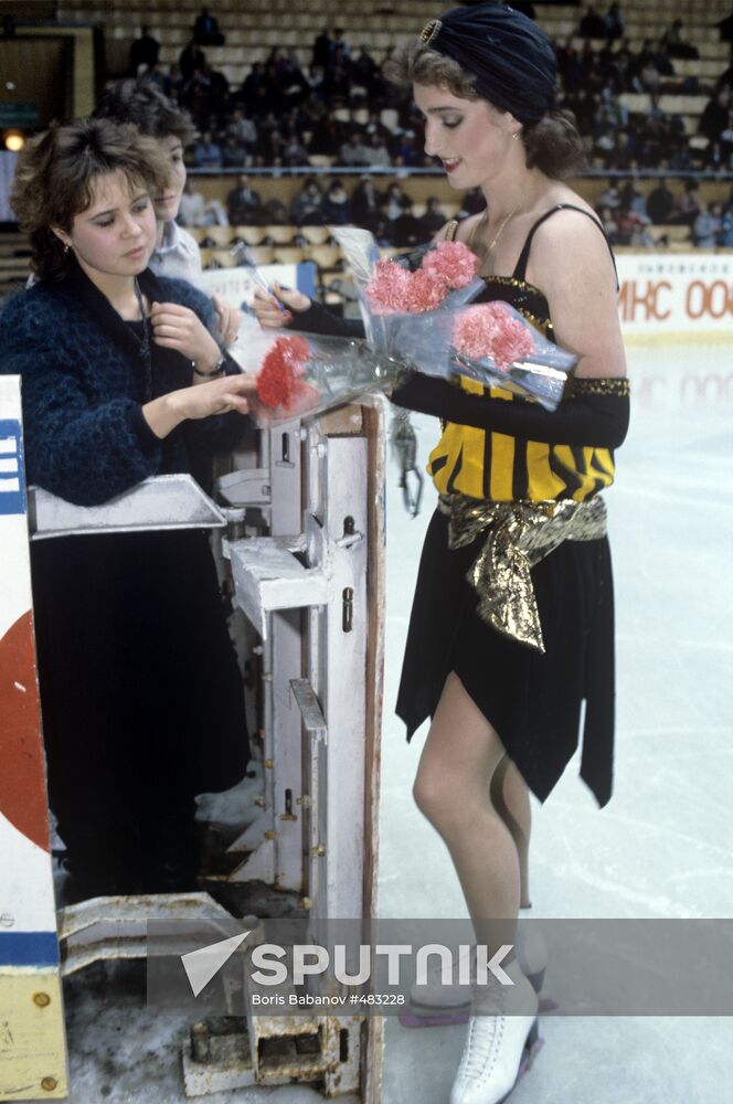 Figure skater Marina Klimova