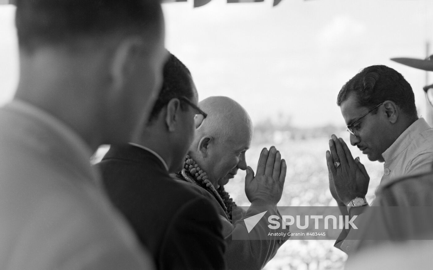 Nikita Khrushchev and Nikolai Bulganin