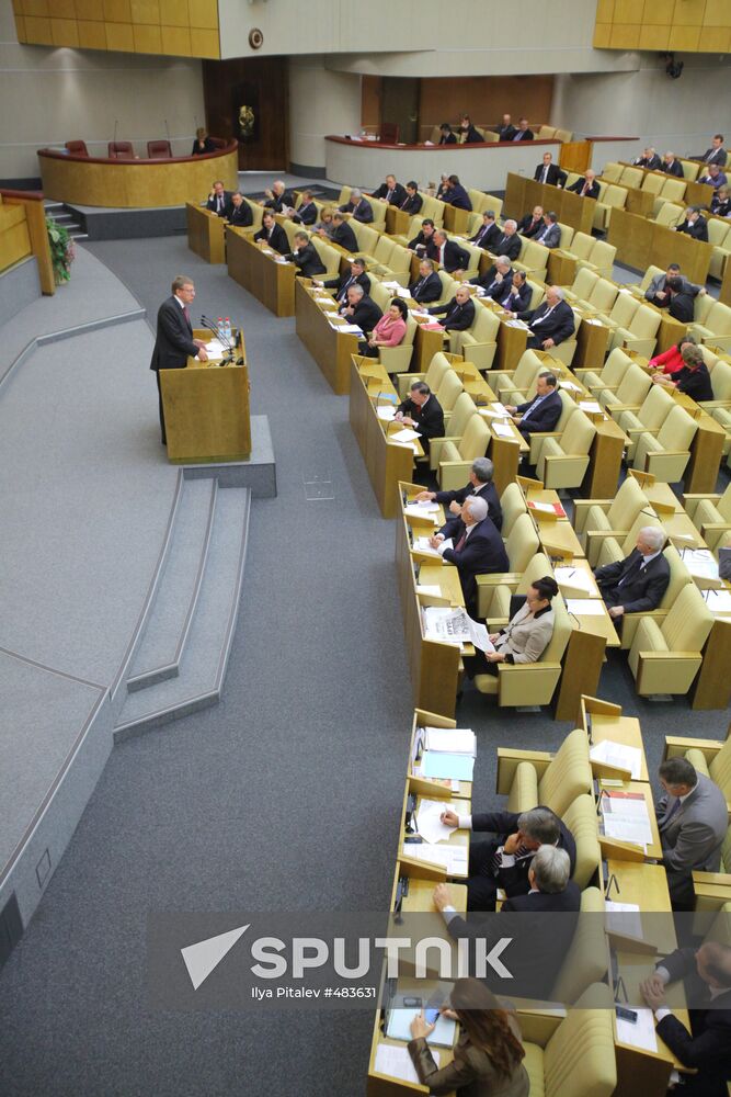 2010 budget deliberations in State Duma