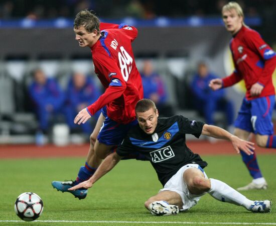 UEFA Champions League: CSKA Moscow vs. Manchester United